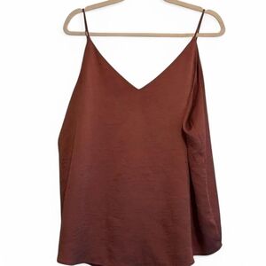 Express Brown Sleeveless Camisole Top